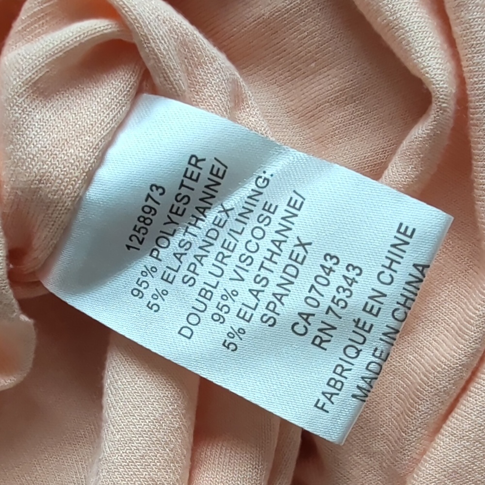 Revolve x House of Harlow 1960 Dress Ruched Maxi Sleeveless Orange Women's Sz L - Picture 9 of 11